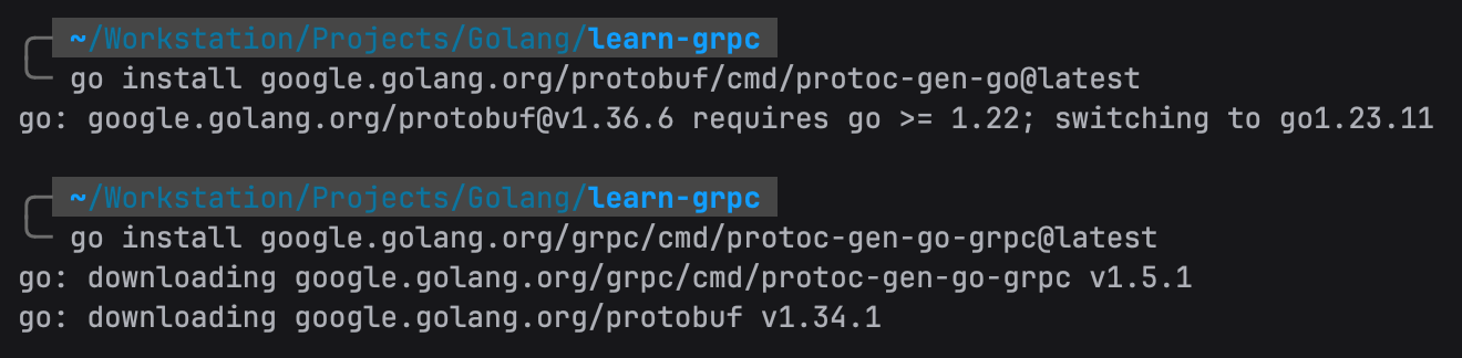 install protoc
